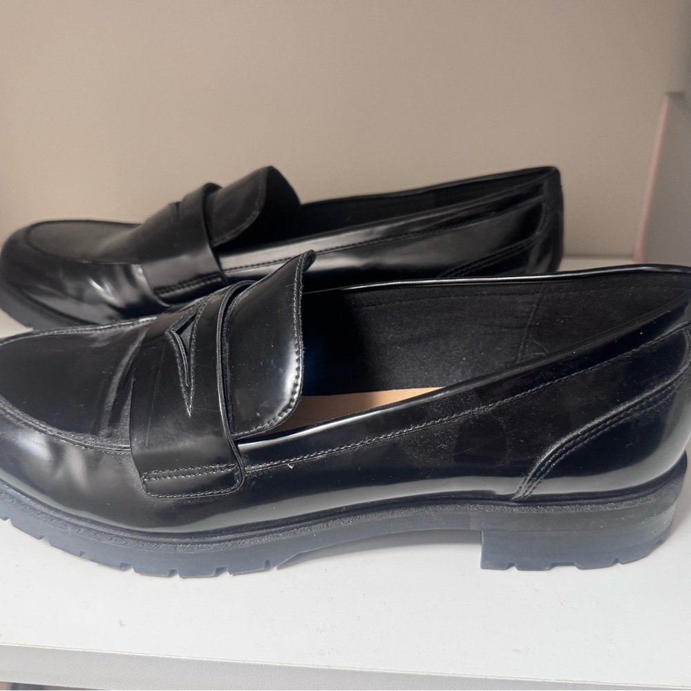 Nine West Black Loafers